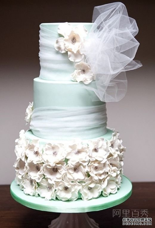 唯美有趣的婚礼蛋糕 看完有没有想结婚的感觉--阿里百秀
